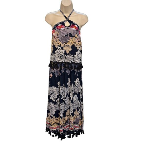 RAGA x Anthropologie Vanessa Halter Embroidered Tassel Maxi Dress - Picture 5 of 16